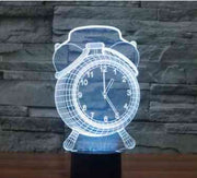 3D Visual Alarm Clock LED.