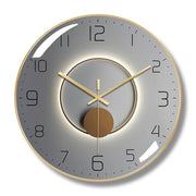 12-Inch Silent Wall Clock Living Room Quartz Clock.