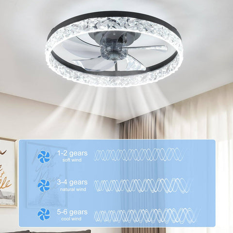 Ceiling Fan with Lights Dimmable LED.