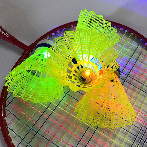 4Pcs Pack LED Luminous Badminton.