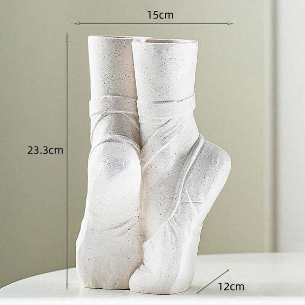 Ceramic Vase Ballet Shoes Dancer Realist...