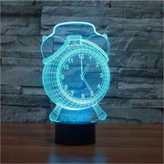 3D Visual Alarm Clock LED.