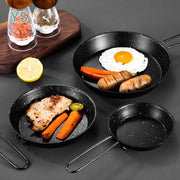 Stainless steel folding handle frying pan outdoor non stick folding fry pan frying pan.