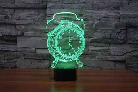 3D Visual Alarm Clock LED.