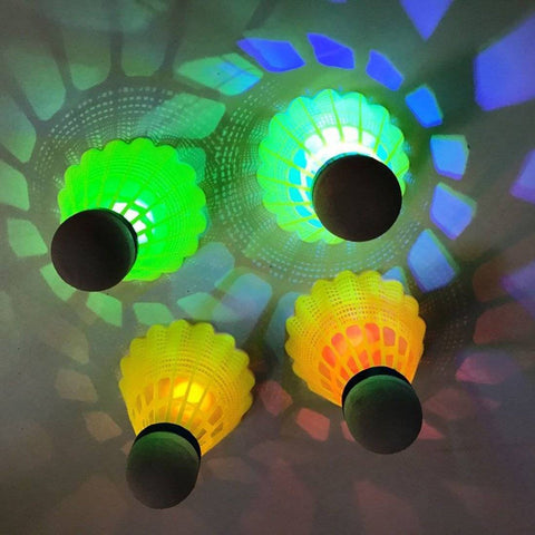 4Pcs Pack LED Luminous Badminton.