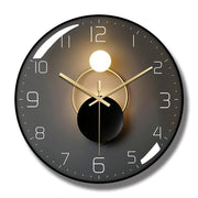 12-Inch Silent Wall Clock Living Room Quartz Clock.