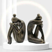 Thinker Bookstall Yoga Girl Desktop Decoration Living Room foyer Decoration.