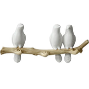 Wall Decorations Home Accessories Living Room Hanger Resin Bird hanger key kitchen Coat Clothes Towel Hooks Hat Handbag Holder.